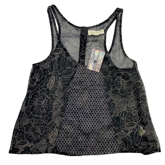 Staring at Stars Sheer Sleeveless Top Size Small - Picture 1 of 8
